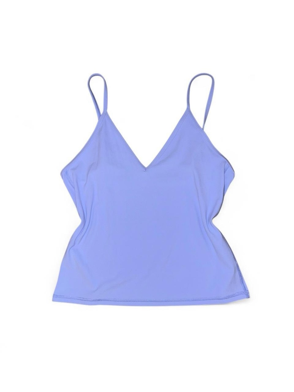 Aritzia Golden Butter Dayflower Light Blue V-Neck Tank Top